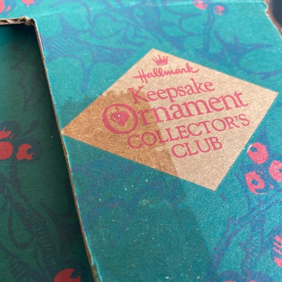 VINTAGE HALLMARK ORNAMENTS LOT CHRISTMAS 1995 COLLECTORS CLUB NEW - Picture 2 of 7